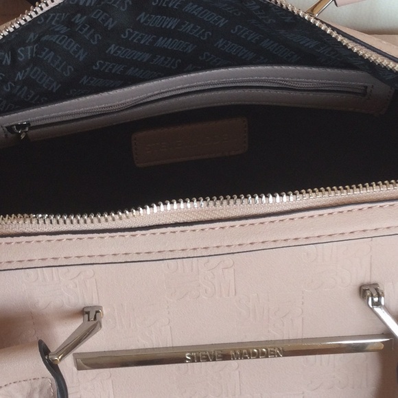 NWT Steve Madden Blush Speedy Logo Satchel - Picture 7 of 16